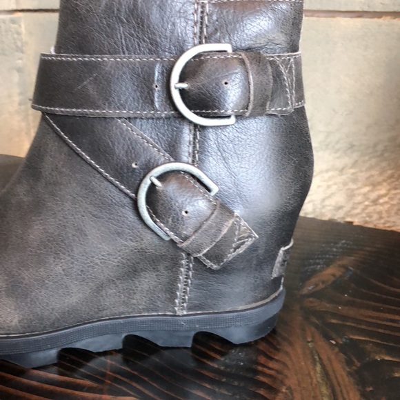 NWT Sorel Joan of Arctic Wedge 2 Buckle Bootie - Picture 7 of 14
